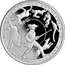 Latvia 100 Santimu Baron Munchhausen 2005 Proof KM# 70 2005 VIENS SIMTS SANTĪMU coin obverse