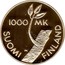 Finland 1000 Markkaa 80th Anniversary of Independence (1997) M-P Proof KM# 86 1000 MK M SUOMI FINLAND coin obverse
