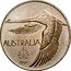 Australia 100c Swan 1967 X# M2 AUSTRALIA 1967 coin obverse