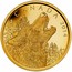 Canada 1250 Dollars Howling Wolf 2014 Proof KM# 1940 CANADA 2014 coin reverse