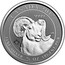 Canada 2 Dollars Big Horn Sheep 2017 Proof CANADA 2017 9999 DM FINE SILVER 3/4 OZ ARGENT PUR coin reverse