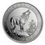 Canada 2 Dollars Grey Wolf 2015 KM# 1881.1 CANADA 2015 PL 9999 FINE SILVER 3/4 OZ ARGENT PUR coin reverse