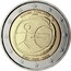 Finland 2 Euro 10 Years of EMU 2009 Proof KM# 144 SUOMI FINLAND 2009 EMU 1999 - 2009 coin obverse