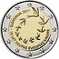 Slovenia 2 Euro 10th Anniversary of the Euro in Slovenia 2017  SLOVENIJA 2017 10 LET SKUPNE EVROPSKE VALUTE coin obverse