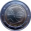 Slovenia 2 Euro 10th Anniversary of the European Monetary Union 2009 KM# 82 EMU 1999-2009 SLOVENJIA coin obverse