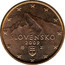 Slovakia 2 Euro Cent Krivan Peak 2009 KM# 96 SLOVENSKO YEAR coin obverse