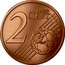 Latvia 2 Euro Cent Lesser Coat of Arms 2014 KM# 151 2 EURO CENT LL coin reverse