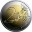 Latvia 2 Euro Centenary of the Baltic States 2018 KM# 195 LATVIJA 2018 coin obverse