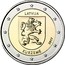 Latvia 2 Euro Kurzeme 2017 KM# 190 LATVIJA KURZEME 2017 coin obverse
