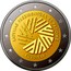 Latvia 2 Euro Latvian Presidency of the Council of the EU 2015 KM# 173 LATVIJAS PREZIDENTŪRA ES PADOMĒ EU2015.LV coin obverse