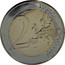 Slovenia 2 Euro France Preseren Silhouette 2015 Proof KM# 75 2 EURO LL coin reverse