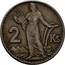 Slovakia 2 Ks Trial Strike 1939 RR 2 KS coin reverse