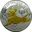 UK 2 Pounds Year of the Dog - (Gilded Edition) 2018 YEAR OF THE DOG 2018 1 OZ FINE SILVER 999 coin reverse