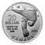 Canada 20 Dollars Polar Bear 2012 KM# 1226 20 DOLLARS ARGENT PUR FINE SILVER 9999 2012 CANADA coin reverse