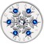 Canada 20 Dollars Sapphire Crystal Snowflake 2008 Proof KM# 872 CANADA KW 2008 coin reverse