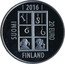 Finland 20 Euro Uno Cygnaeus and folk schooling 2016 Proof KM# 232 2016 SUOMI 20 EURO FINLAND 1 8 6 6 coin obverse