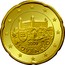 Slovakia 20 Euro Cent Bratislava Castle 2009 Proof KM# 99 YEAR SLOVENSKO coin obverse