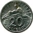 Slovakia 20 Halierov 1942 KM# 4A Republic (1939-1945) 20 HALIEROV coin reverse