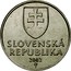 Slovakia 20 Halierov 2002 Proof KM# 18 Republic SLOVENSKÁ REPUBLIKA 2001 Z coin obverse