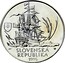 Slovakia 200 Korun 200th Anniversary - Birth of Moric Benovsky 1996 Proof KM# 34 SLOVENSKÁ REPUBLIKA 1996 coin obverse