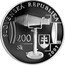 Slovakia 200 Korun (200th Anniversary Petzval) KM# 105 SLOVENSKÁ REPUBLIKA 2007 200 SK coin obverse