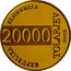 Slovenia 20000 Tolarjev FIFA World Cup 2002 2002 Proof KM# 47 REPUBLIKA SLOVENIJA 20000 TOLARJEV 2002 coin obverse