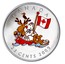 Canada 25 Cents Canada Day 2009 Prooflike KM# 885 CANADA 2009 25 CENTS coin reverse