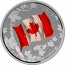 Canada 25 Dollars Canadian Flag 2015 Specimen KM# C1839 CANADA 2015 FINE SILVER 9999 ARGENT PUR 9999 25 DOLLARS coin reverse