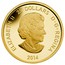 Canada 25 Dollars Pope John Paul II 2014 Proof KM# 1688 ELIZABETH II 25 DOLLARS D G REGINA 2014 coin obverse