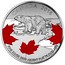 Canada 25 Dollars True North 2016 Specimen KM# 2222 CANADA 2016 TT FINE SILVER 9999 ARGENT PUR 25 DOLLARS coin reverse