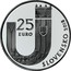 Slovakia 25 Euro (25 Years of Republic Slovakia) 25 EURO SLOVENSKO 2018 coin obverse