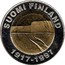Finland 25 Markkaa 80th Anniversary of Independence 1997 M-L KM# 85 SUOMI FINLAND 1917-1997 coin obverse