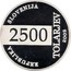 Slovenia 2500 Tolarjev FIFA World Cup 2002 2002 Proof KM# 46 REPUBLIKA SLOVENIJA 2500 TOLARJEV 2002 coin obverse