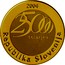 Slovenia 25000 Tolarjev Jurij Vega 2004 Proof KM# 59 2004 25000 TOLARJEV REPUBLIKA SLOVENIJA coin obverse