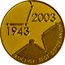 Slovenia 25000 Tolarjev Slovenian Assembly 2003 Proof KM# 56 2003 1943 KOČEVSKI ZBOR ODPOSLANCEV coin reverse