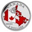 Canada 3 Dollars The Canadian Flag 50th Anniversary 2015 Proof KM# B1839 CANADA 1965-2015 3 DOLLARS coin reverse