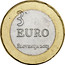 Slovenia 3 Euro Tolmin Peasant Revolt 2013 KM# 108 3 EURO SLOVENIJA 2013 coin obverse