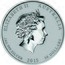 Australia 30 Dollars Year of the Goat - Gemstone Eyes 2015 P ELIZABETH II AUSTRALIA 1KG 999 SILVER 2015 30 DOLLARS coin obverse