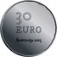 Slovenia 30 Euro Tolmin Peasant Revolt 2013 Proof KM# 113 30 EURO SLOVENIJA 2013 coin obverse