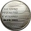 Slovenia 30 Euro World Rowing Championships in Bled 2011 Proof KM# 104 SVETOVNO PRVENSTVO V VESLANJU BLED 2011 coin reverse