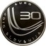 Slovenia 30 Euro World Ski Jumping Championships - Planica 2010 Proof KM# 98 EURO 30 2010 SLOVENIJA coin obverse