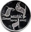Slovenia 30 Euro Zoran Music 2009 Proof KM# 88 ZORAN MUSIC 1909 2005 coin reverse
