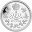Canada 5 Cents 100th Anniversary of the Silver Dollar 1911-2011 Proof KM# 1154 5 CENTS CANADA 1911-2011 coin reverse