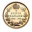 Canada 5 Cents 90th Anniversary of the Royal Canadian Mint (1998) Proof KM# 310 5 CENTS CANADA 1908-1998 coin reverse