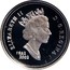 Canada 5 Cents Elizabeth II Golden Jubilee 1952-2002 Proof KM# 446a ELIZABETH II D ۰ G ۰ REGINA 1952 2002 coin obverse
