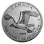 Canada 5 Dollars Bald Eagle 2014 Bullion version KM# 1719 CANADA ED 9999 FINE SILVER 1 OZ ARGENT PUR coin reverse