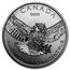 Canada 5 Dollars Great Horned Owl 2015 KM# 1883 CANADA 9999 ED FINE SILVER 1OZ ARGENT PUR coin reverse