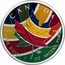Canada 5 Dollars Maple Leaf - Color Circles 2017 CANADA 9999 9999 FINE SILVER 1 OZ ARGENT PUR coin reverse