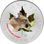 Canada 5 Dollars Wildlife - Puma 2014 CANADA 9999 9999 PUMA CONCOLAR COUGAR FINE SILVER 1 OZ ARGENT PUR coin reverse