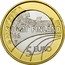Finland 5 Euro Athletics 2016 Proof KM# 238 SUOMI FINLAND 2016 T 5 EURO coin obverse